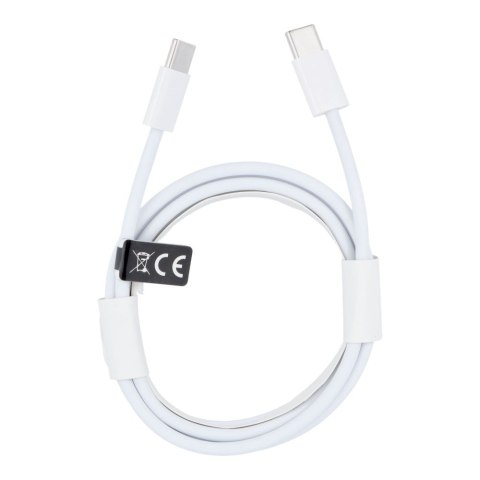 Kabel Typ C do Typ C PD QC3.0 3A 30W HD26 2 m biały Kabel Typ C do Typ C PD QC3.0 3A 30W HD26 2 m biały