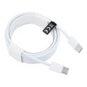 Kabel Typ C do Typ C PD QC3.0 3A 30W HD26 2 m biały Kabel Typ C do Typ C PD QC3.0 3A 30W HD26 2 m biały