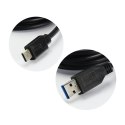 Kabel USB A do Typ C 3.0 2A HD2 2 m czarny Kabel USB A do Typ C 3.0 2A HD2 2 m czarny