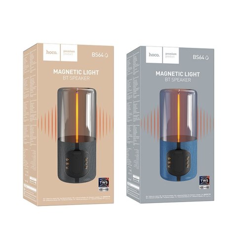 Głośnik bluetooth 5W 3h IPX5 Hoco BS64 szary Głośnik bluetooth 5W 3h IPX5 Hoco BS64 szary
