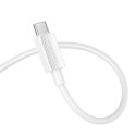 Kabel USB A do USB C Hoco 3A 1 m X107 biały Kabel USB A do USB C Hoco 3A 1 m X107 biały