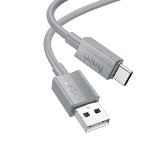 Kabel USB A do USB C Hoco 3A 1 m X107 szary Kabel USB A do USB C Hoco 3A 1 m X107 szary