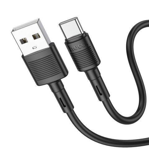 Kabel USB A do USB C Hoco 3A 1 m X83 czarny Kabel USB A do USB C Hoco 3A 1 m X83 czarny