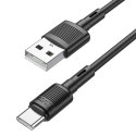 Kabel USB A do USB C Hoco 3A 1 m X83 czarny Kabel USB A do USB C Hoco 3A 1 m X83 czarny