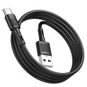 Kabel USB A do USB C Hoco 3A 1 m X83 czarny Kabel USB A do USB C Hoco 3A 1 m X83 czarny