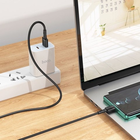 Kabel USB A do USB C Hoco 3A 1 m X83 czarny Kabel USB A do USB C Hoco 3A 1 m X83 czarny