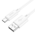 Kabel USB A do USB C Hoco 3A 1 m X88 biały Kabel USB A do USB C Hoco 3A 1 m X88 biały