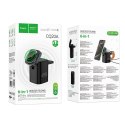 HOCO ładowarka indukcyjna 6w1 kompatybilna z APPLE Watch PD QC 65W CQ20A czarna HOCO ładowarka indukcyjna 6w1 kompatybilna z APPLE Watch PD QC 65W CQ20A czarna