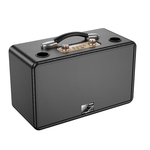 HOCO zestaw karaoke bezprzewodowy głośnik + 2 x bezprzewodowy mikrofon LED 40W HA8 czarny HOCO zestaw karaoke bezprzewodowy głośnik + 2 x bezprzewodowy mikrofon LED 40W HA8 czarny