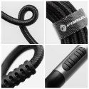 Kabel USB A do USB C Forcell F-Energy QC3.0 3A 66W Cafule 3 m C256 czarny