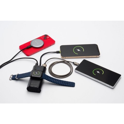 Powerbank Forcell F-Energy F10K4 PD QC3.0 3A 22,5W 10000 mAh kompatybilny z Apple Watch czarny Powerbank Forcell F-Energy F10K4 PD QC3.0 3A 22,5W 10000 mAh kompatybilny z Apple Watch czarny