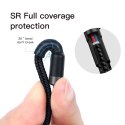 BASEUS kabel Typ C do Typ C 3A Cafule 1 metr szaro-czarny CATKLF-GG1 BASEUS kabel Typ C do Typ C 3A Cafule 1 metr szaro-czarny CATKLF-GG1