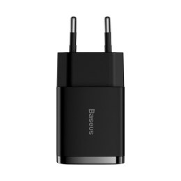 BASEUS ładowarka sieciowa 2 x USB A 2,1A 10,5W CCXJ010201 czarna
