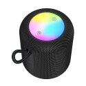 Głośnik bluetooth LED 5W 3h Hoco HC30 czarny Głośnik bluetooth LED 5W 3h Hoco HC30 czarny
