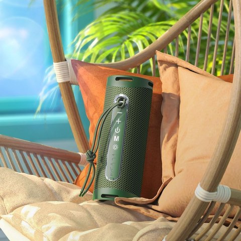 Głośnik bluetooth 2 x 5W 5h Hoco HC9 ciemny zielony Głośnik bluetooth 2 x 5W 5h Hoco HC9 ciemny zielony