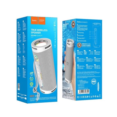 Głośnik bluetooth 2 x 5W 5h Hoco HC9 szary Głośnik bluetooth 2 x 5W 5h Hoco HC9 szary