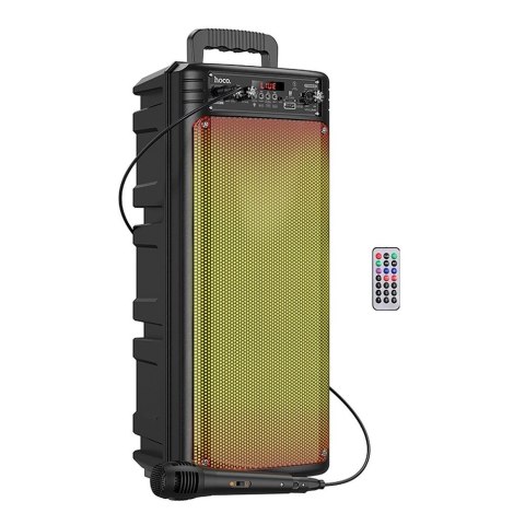 Zestaw do karaoke bluetooth 2 x 10W 3h Hoco BS52 czarny Zestaw do karaoke bluetooth 2 x 10W 3h Hoco BS52 czarny