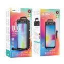 Zestaw do karaoke bluetooth 2 x 10W 3h Hoco BS52 czarny Zestaw do karaoke bluetooth 2 x 10W 3h Hoco BS52 czarny