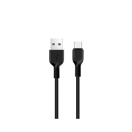 Kabel USB A do USB C Hoco 2,4A 1 m X20 czarny