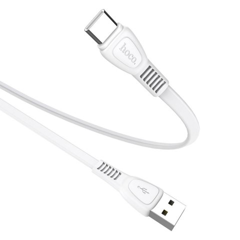 Kabel USB A do USB C Hoco 2,4A 1 m X40 biały Kabel USB A do USB C Hoco 2,4A 1 m X40 biały