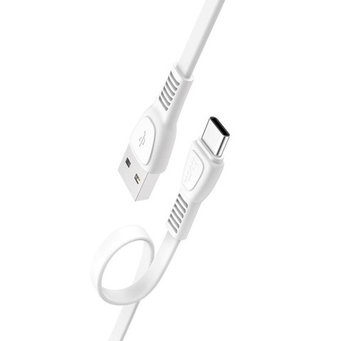 Kabel USB A do USB C Hoco 2,4A 1 m X40 biały Kabel USB A do USB C Hoco 2,4A 1 m X40 biały