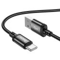 Kabel USB A do USB C Hoco 3A 1 m X89 czarny Kabel USB A do USB C Hoco 3A 1 m X89 czarny