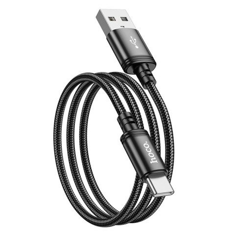 Kabel USB A do USB C Hoco 3A 1 m X89 czarny Kabel USB A do USB C Hoco 3A 1 m X89 czarny