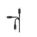 VEGER kabel Typ C do Typ C PD 3A 60W CC01 1,2 m czarny VEGER kabel Typ C do Typ C PD 3A 60W CC01 1,2 m czarny