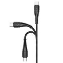 VEGER kabel USB A do Typ C 2,4A V104 1,2 m czarny VEGER kabel USB A do Typ C 2,4A V104 1,2 m czarny