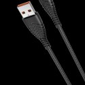VEGER kabel USB A do Typ C 2,4A V104 1,2 m czarny VEGER kabel USB A do Typ C 2,4A V104 1,2 m czarny