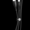 VEGER kabel USB A do Typ C 2,4A V104 1,2 m czarny VEGER kabel USB A do Typ C 2,4A V104 1,2 m czarny