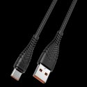 VEGER kabel USB A do Typ C 2,4A V104 1,2 m czarny VEGER kabel USB A do Typ C 2,4A V104 1,2 m czarny