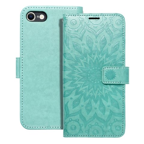 Kabura MEZZO Book do IPHONE 7 / 8 / SE 2020 / SE 2022 mandala zielony Kabura MEZZO Book do IPHONE 7 / 8 / SE 2020 / SE 2022 mandala zielony