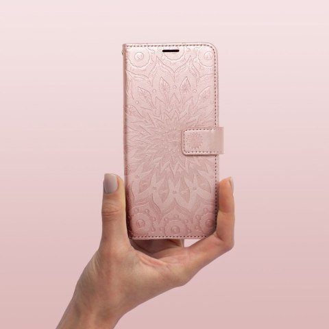 Kabura MEZZO Book do IPHONE 7 / 8 / SE 2020 / SE 2022 mandala złoty róż Kabura MEZZO Book do IPHONE 7 / 8 / SE 2020 / SE 2022 mandala złoty róż