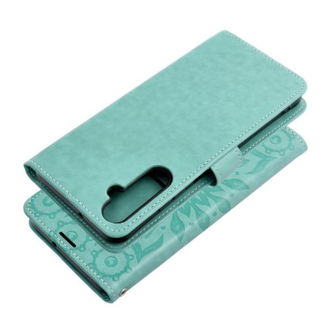 Kabura MEZZO Book do SAMSUNG A05s mandala zielony Kabura MEZZO Book do SAMSUNG A05s mandala zielony