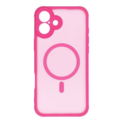 Futerał FULL MATTE MAG COVER kompatybilny z MagSafe do IPHONE 16 Plus różowy Futerał FULL MATTE MAG COVER kompatybilny z MagSafe do IPHONE 16 Plus różowy