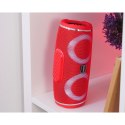 Głośnik bluetooth LED 2 x 5W 2h Hoco HC12 czerwony Głośnik bluetooth LED 2 x 5W 2h Hoco HC12 czerwony