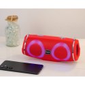 Głośnik bluetooth LED 2 x 5W 2h Hoco HC12 czerwony Głośnik bluetooth LED 2 x 5W 2h Hoco HC12 czerwony
