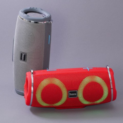 Głośnik bluetooth LED 2 x 5W 2h Hoco HC12 szary Głośnik bluetooth LED 2 x 5W 2h Hoco HC12 szary