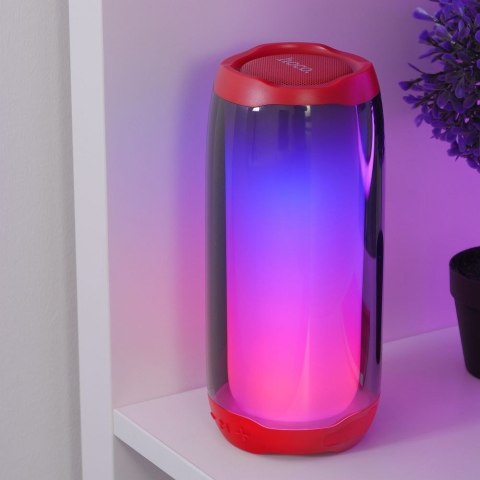 Głośnik bluetooth LED 10W 4h Hoco HC8 czerwony Głośnik bluetooth LED 10W 4h Hoco HC8 czerwony