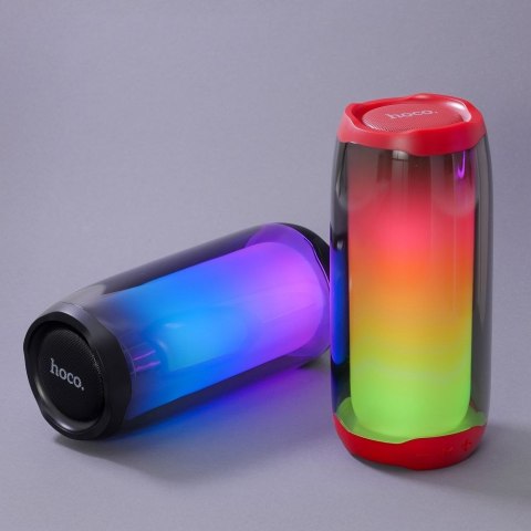Głośnik bluetooth LED 10W 4h Hoco HC8 czerwony Głośnik bluetooth LED 10W 4h Hoco HC8 czerwony