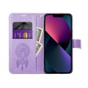 Kabura MEZZO Book do XIAOMI Redmi Note 13 Pro 5G łapacz snów fioletowy Kabura MEZZO Book do XIAOMI Redmi Note 13 Pro 5G łapacz snów fioletowy