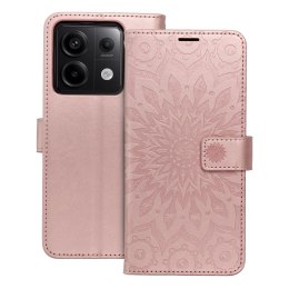 Kabura MEZZO Book do XIAOMI Redmi Note 13 Pro 5G mandala złoty róż