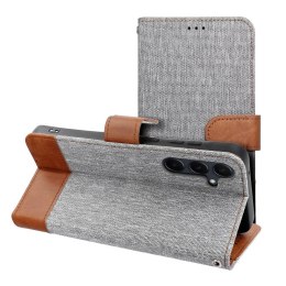 Kabura JEANS Book do SAMSUNG A52 5G / A52 LTE ( 4G ) / A52s 5G szary