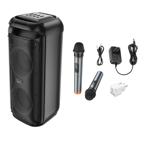 Zestaw do karaoke bluetooth 60W 6h Hoco HA13 PRO czarny Zestaw do karaoke bluetooth 60W 6h Hoco HA13 PRO czarny