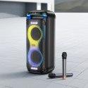 Zestaw do karaoke bluetooth 60W 6h Hoco HA13 PRO czarny Zestaw do karaoke bluetooth 60W 6h Hoco HA13 PRO czarny