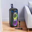 Zestaw do karaoke bluetooth 60W 6h Hoco HA13 PRO czarny Zestaw do karaoke bluetooth 60W 6h Hoco HA13 PRO czarny