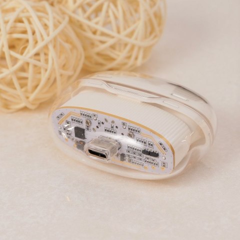 EOL HOCO słuchawki bezprzewodowe bluetooth TWS EW54 białe mleczne EOL HOCO słuchawki bezprzewodowe bluetooth TWS EW54 białe mleczne