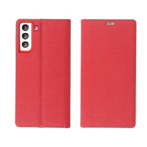 Kabura LUNA Book Gold do SAMSUNG S23 FE czerwony Kabura LUNA Book Gold do SAMSUNG S23 FE czerwony
