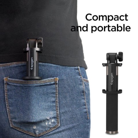 Selfie stick Spigen S530W - czarny Selfie stick Spigen S530W - czarny